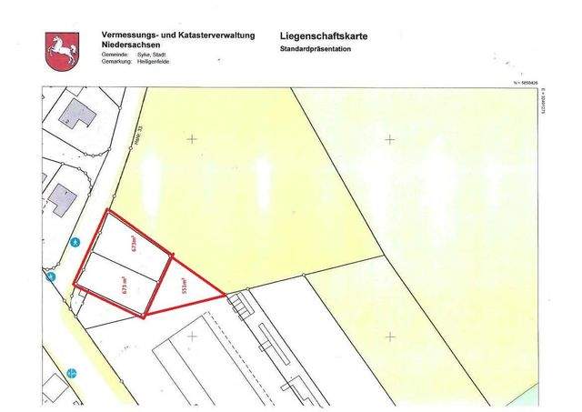 Syke Heiligenfelde… 3 Baugrundstück in zentraler Lage, 28857 Syke, Grundstück