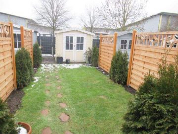 Begehrte Wohnlage in NEU ARSTEN… 5 Zi. Reihenhaus + Carport…div. EXTRAS, Südgarten und Gartenhaus - Garten