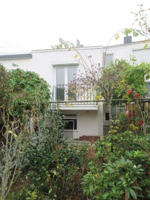 Handwerker ! Links der Weser … Stilvolles charmantes Bremer Reihenmittelhaus - Blick vom Garten